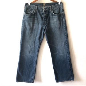 7 for all Mankind relax fit button fly denim jeans
